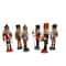 Wizardi 4.92" Multicolor Wooden Nutcracker Figurine Set